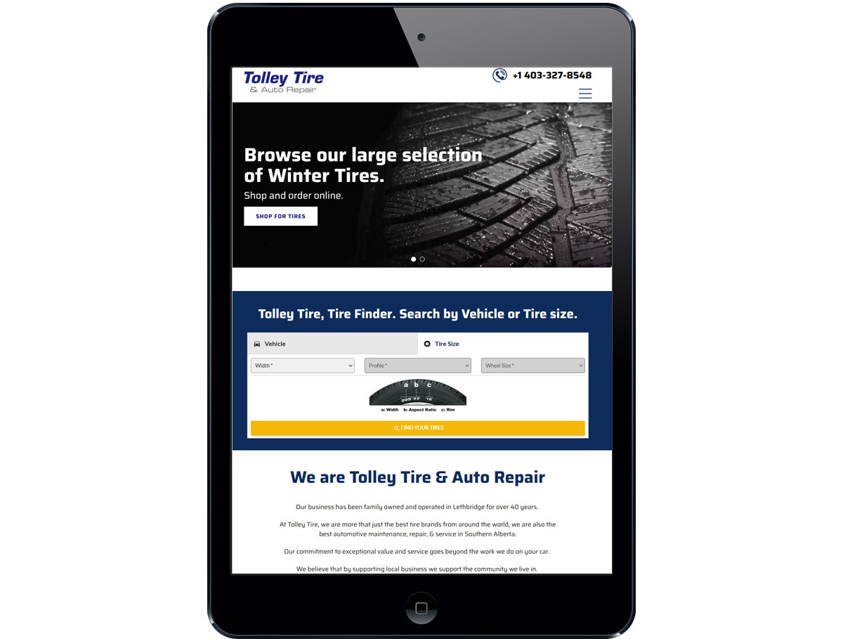 tolley tire tablet